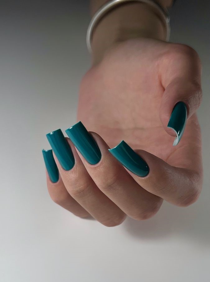 Winter Nails Square Long 2023-2024 16 nápadů: Zůstaňte styloví i v chladu