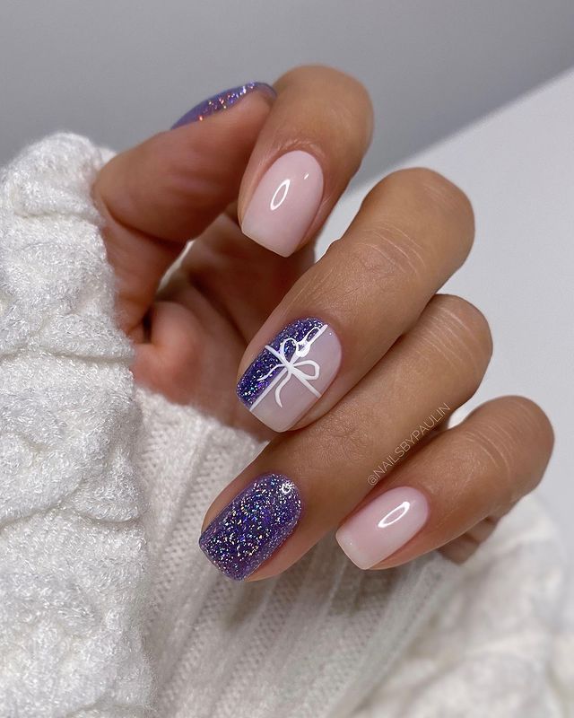 Winter Nails Acrylic Short 2023-2024 18 Ideas: Get Ready to Flaunt Your Chic Style!