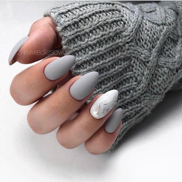 Exploring Chic Matte Nail Colors for Winter 2023-2024 16 Ideas