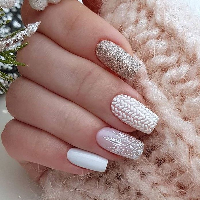 Medium Winter Nails 2023 - 2024 16 Ideas: Embrace the Season with Style