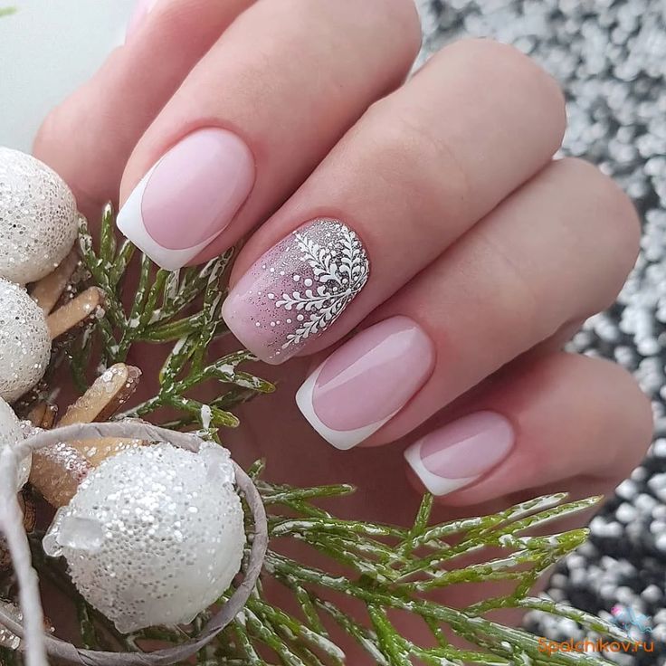 French Winter Nails Snowflake 2023-2024 16 Ideas: Embrace the Frosty Glamour