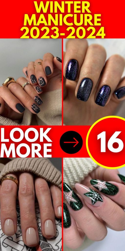 Winter Manicure 2023-2024 16 Ideas: Nailing the Season's Trends