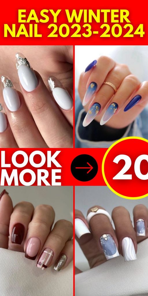 Easy Winter Nail 2023-2024 20 Ideas: Nail Art Inspiration for the Coziest Season