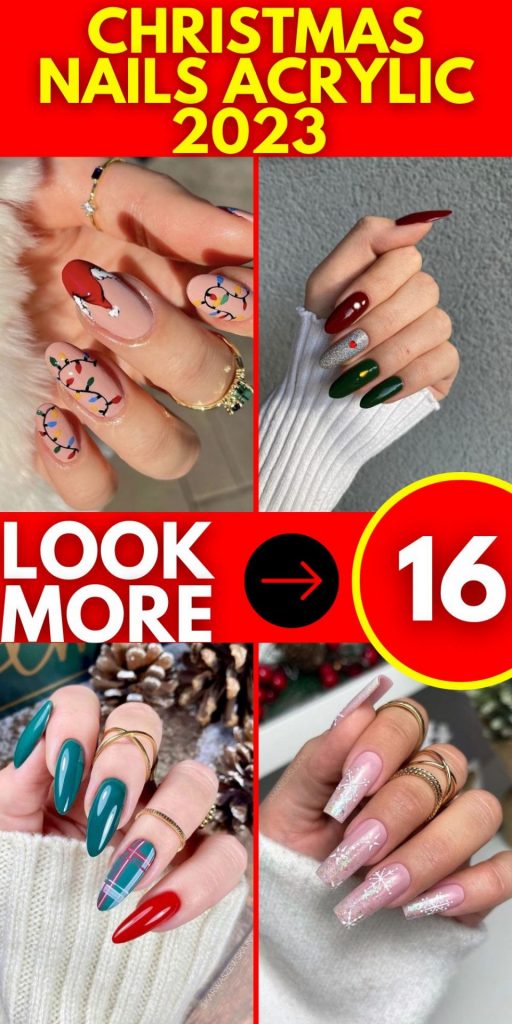 Christmas Nails Acrylic 2023 16 Ideas: A Slavnostní Nail Art Guide