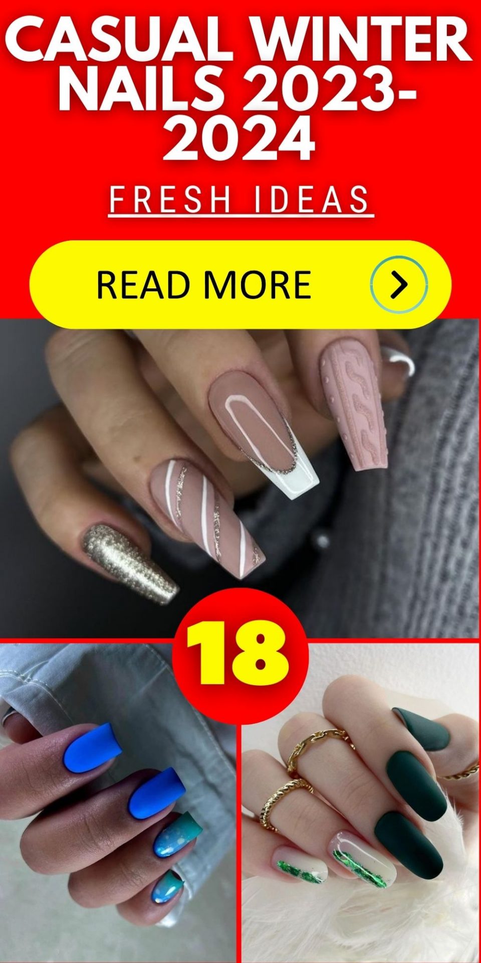 Casual Winter Nails 20232024 18 Ideas A Guide to Cozy and Chic Nail