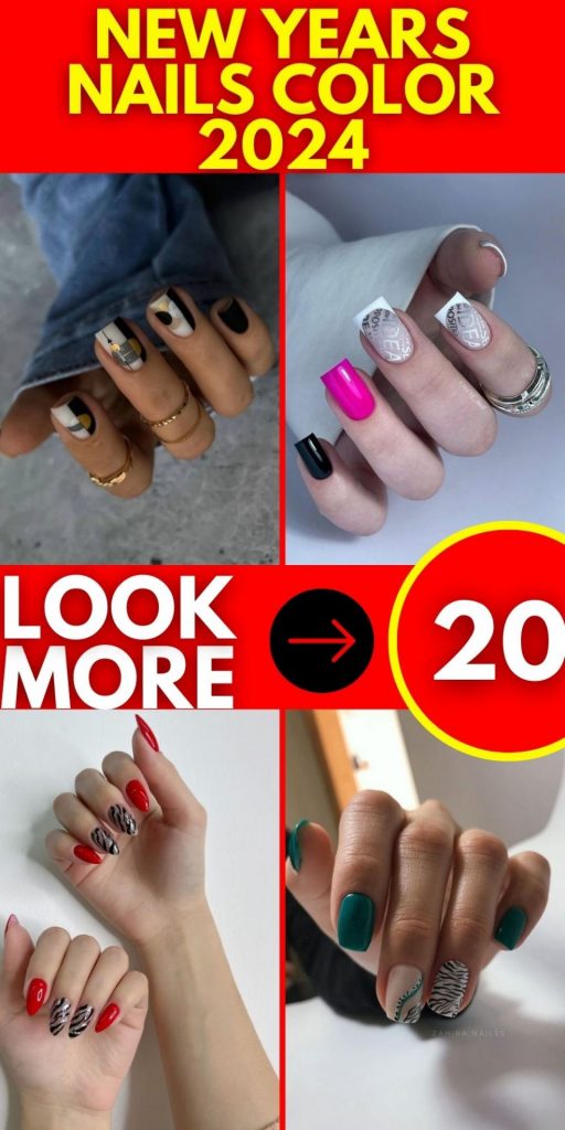 New Year's 2024 Nail Color Trends 20 Ideas: Street, Gel, Winter & Unique Combos