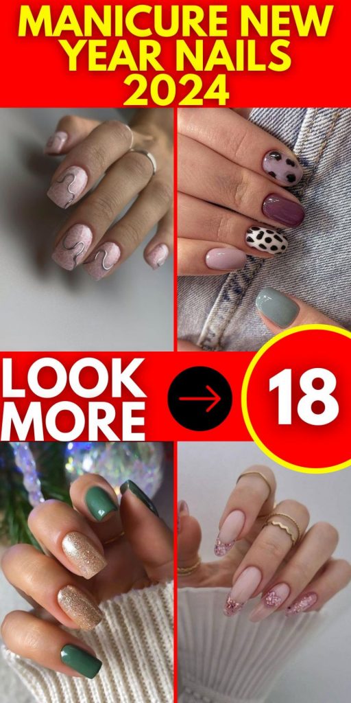 2024 New Year Nails 18 Ideas: From Gel to French, Red to Black, Get Inspired!