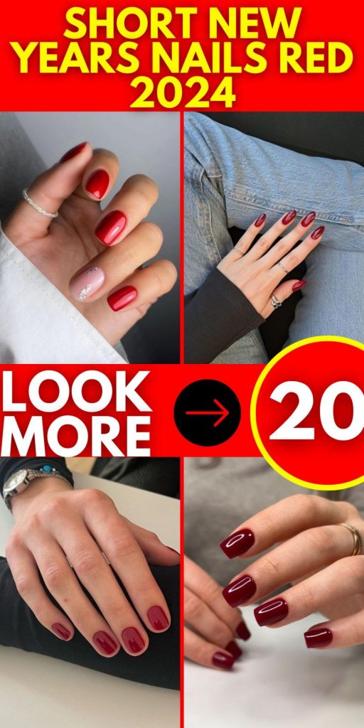 Glam Up 2024 with Classy Red Nails: Nail Designs, Trends, and 20 Ideas