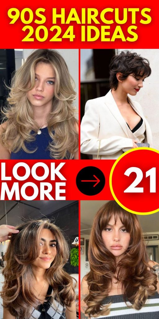 Discover 90s Haircuts 2024 21 Ideas: Modern Styles with Medium, Long, and Short Layers