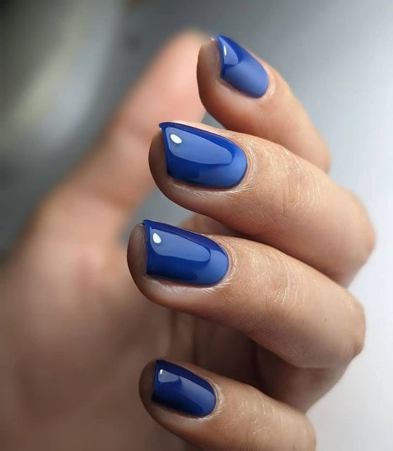 Short New Years Blue Nails 2024 18 Ideas: Trendiest Nail Designs & 2024 Trends