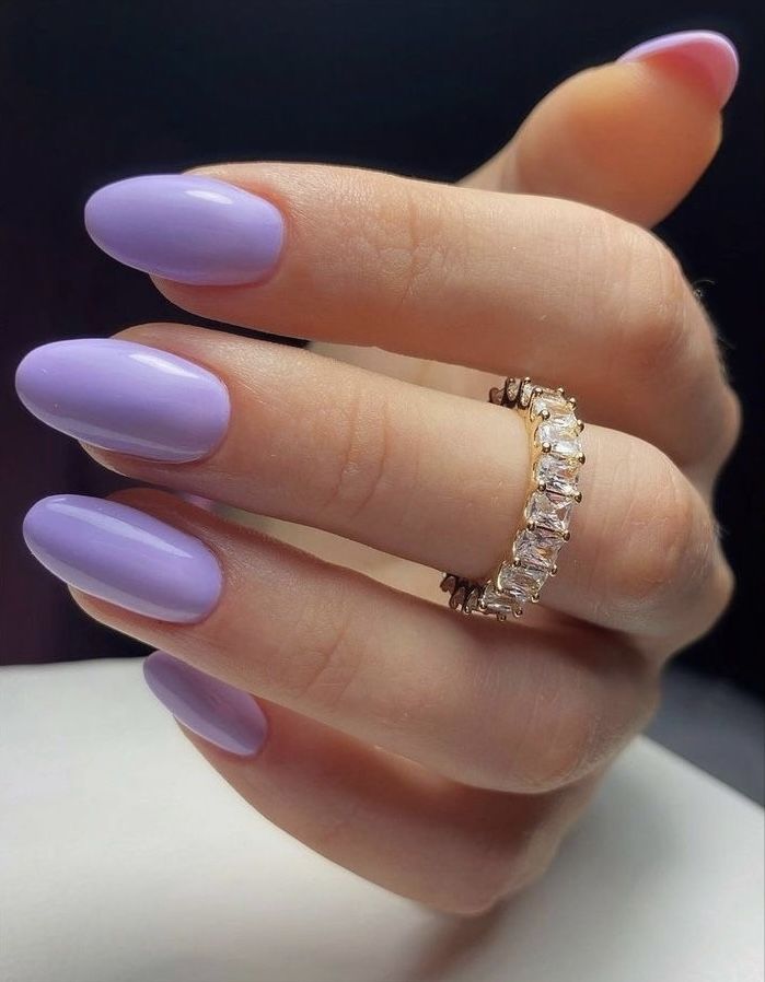 Solid Color Nails Winter 2023-2024 20 Ideas