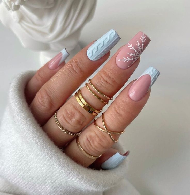 Matte Winter Nails 2023-2024 21 Ideas