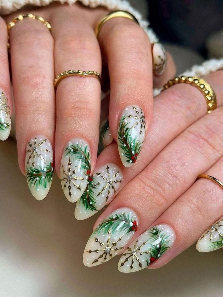 Green Christmas Nails 2023 16 Ideas: Get Festive with These Creative Nail Designs