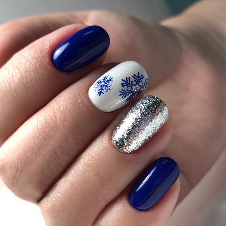 Pretty Winter Nails 2023 - 2024 18 nápadů