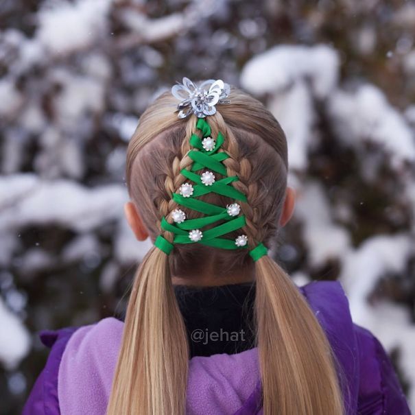 Christmas Hairstyles for Kids 2023 21 Ideas