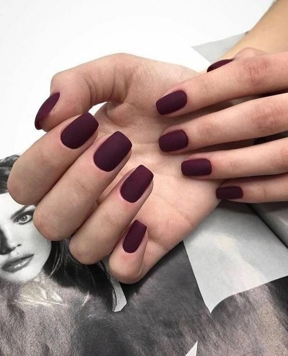 Matte Winter Nails 2023-2024 21 Ideas