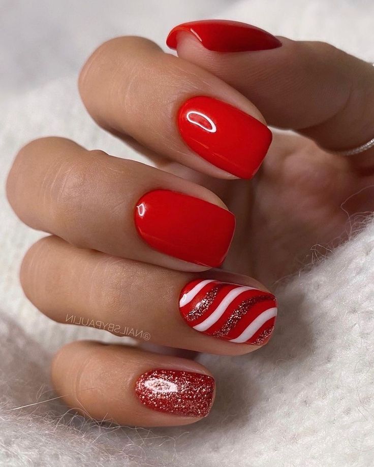 Red Christmas Nails 2023 18 Ideas: Festive and Trendy Nail Designs