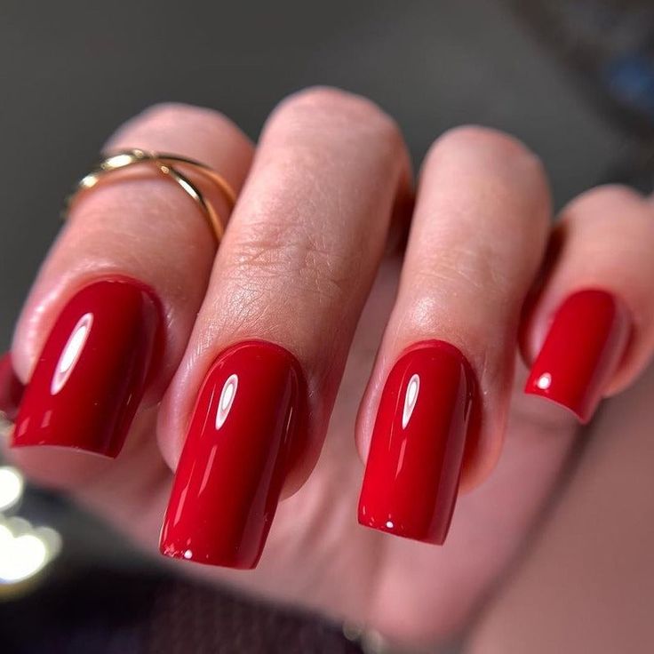 Solid Color Nails Winter 2023-2024 20 Ideas