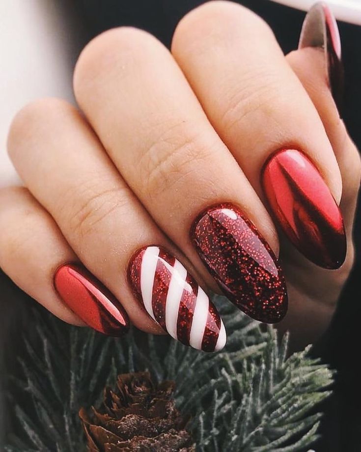 Red Christmas Nails 2023 18 Ideas: Festive and Trendy Nail Designs