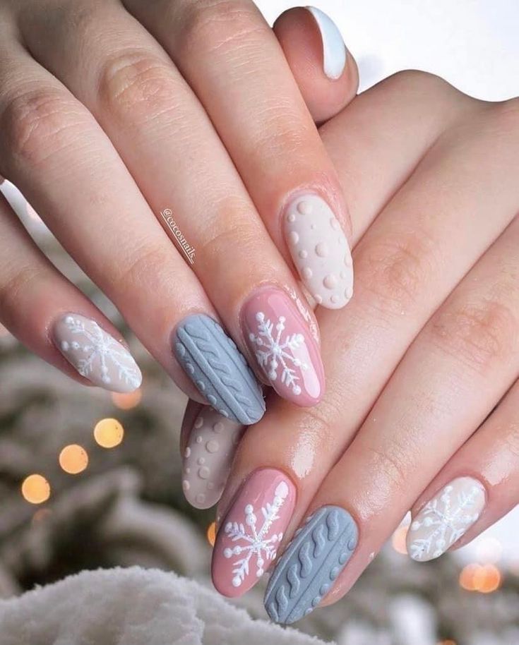 Easy Winter Nail 2023-2024 20 Ideas: Nail Art Inspiration for the Coziest Season