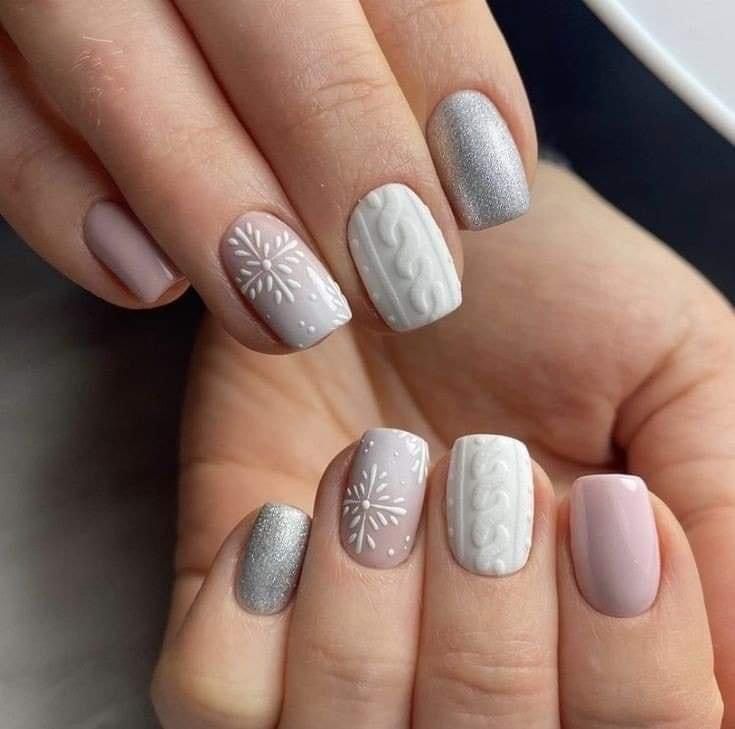 Short Acrylic Nails Winter 2023-2024 16 Ideas: Embrace the Season with Style