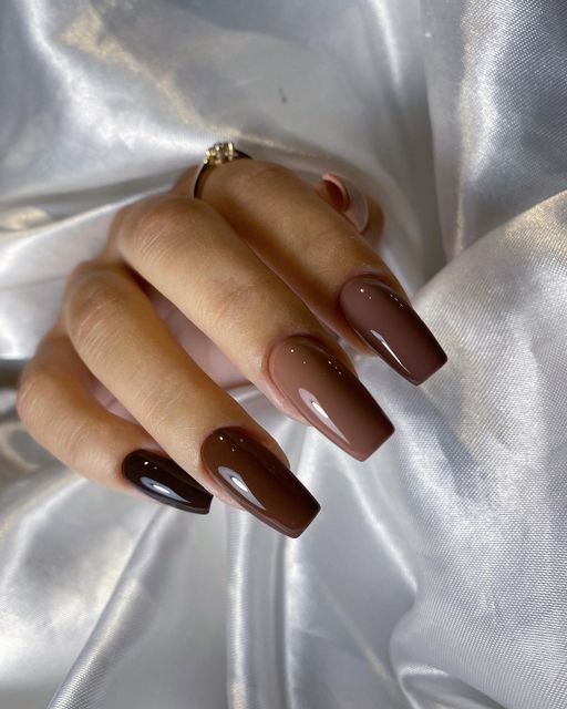 Winter Nails Brown 2023 - 2024 16 Ideas: Embrace the Cozy and Chic