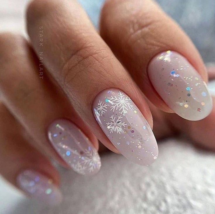 Short Acrylic Nails Winter 2023-2024 16 Ideas: Embrace the Season with Style