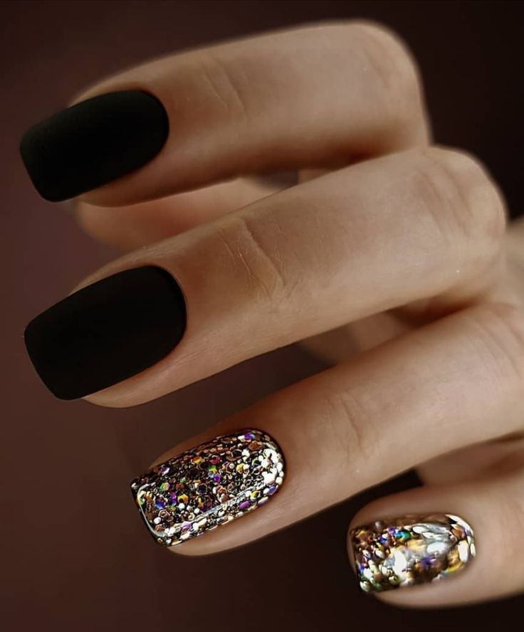 Black Christmas Nails 2023 22 Ideas: Rock Your Holiday Look!