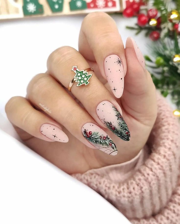 Festive Christmas Nail Trends 2023 20 Ideas: Embrace Trends Red and Trends Green