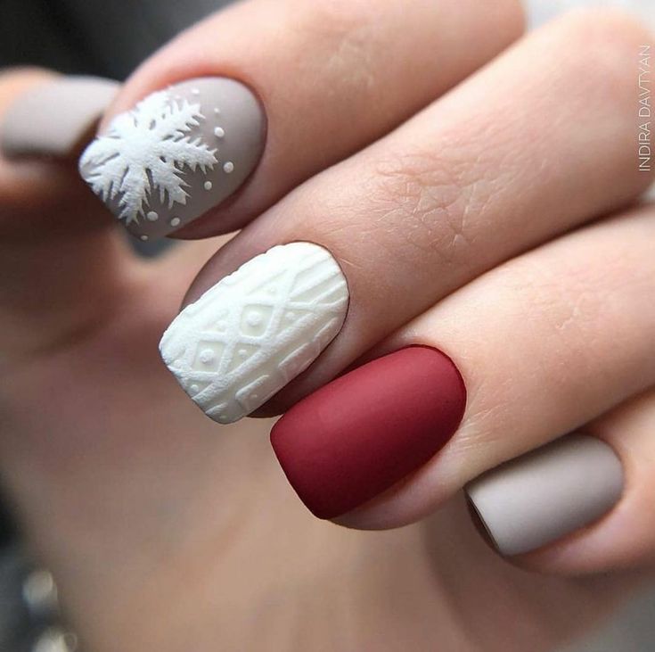 Short Acrylic Nails Winter 2023-2024 16 Ideas: Embrace the Season with Style