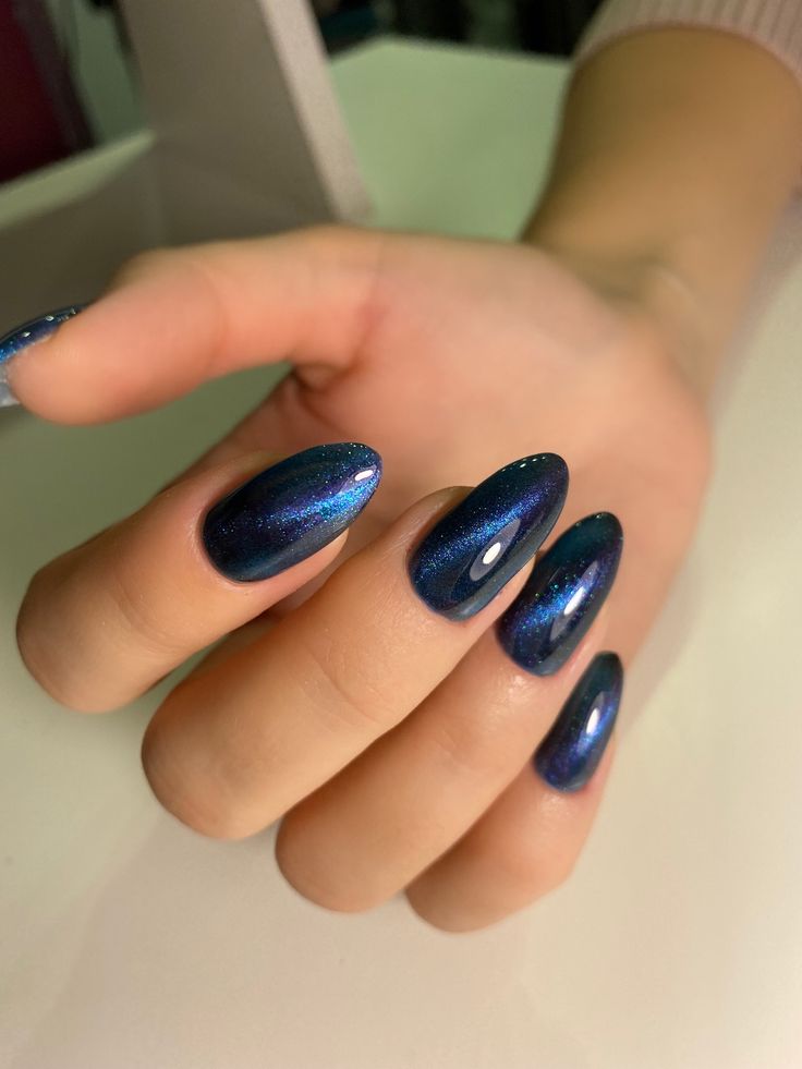 New Year S Nail Designs 2024 Explore Red Blue Black Glitter Bling   Bez Nazvaniya 2 54 