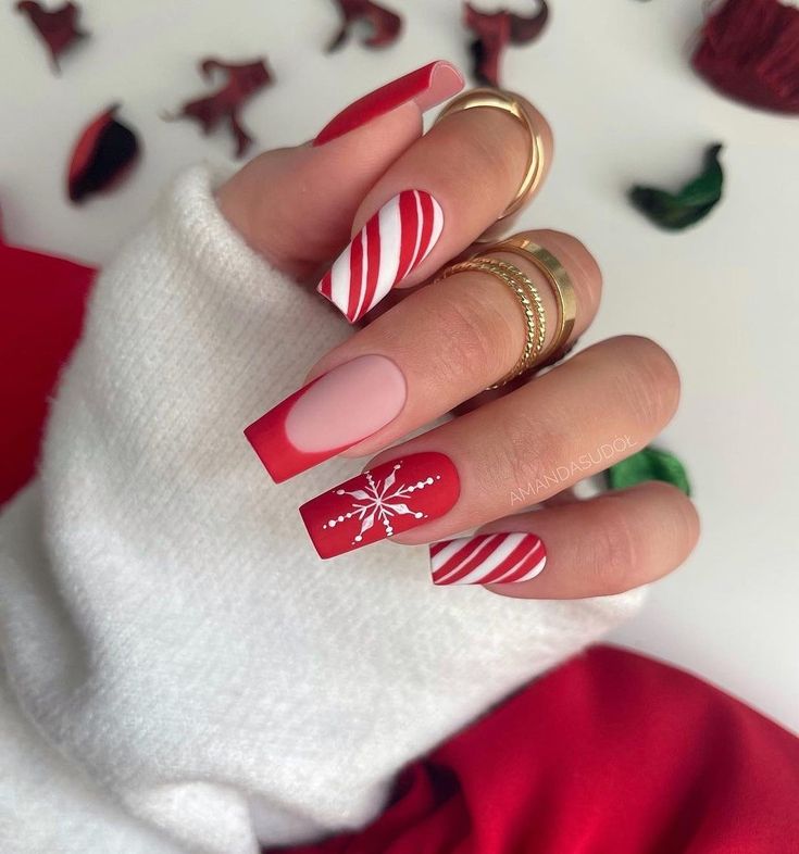 Long Christmas Nails 2023 18 Ideas: Nail Art Inspiration for the Festive Season