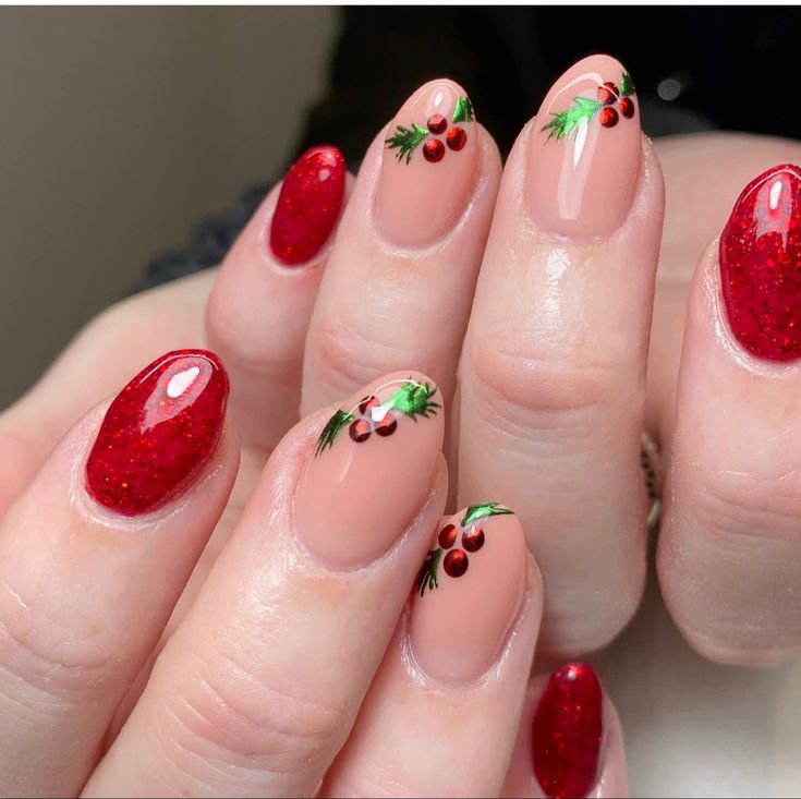 Red Christmas Nails 2023 18 Ideas: Festive and Trendy Nail Designs