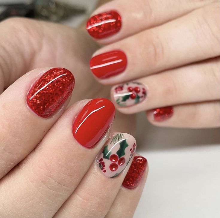 Red Christmas Nails 2023 18 Ideas: Festive and Trendy Nail Designs