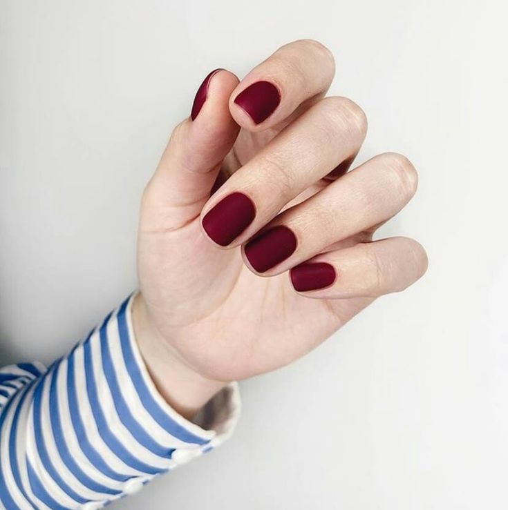 Matte Winter Nails 2023-2024 21 Ideas