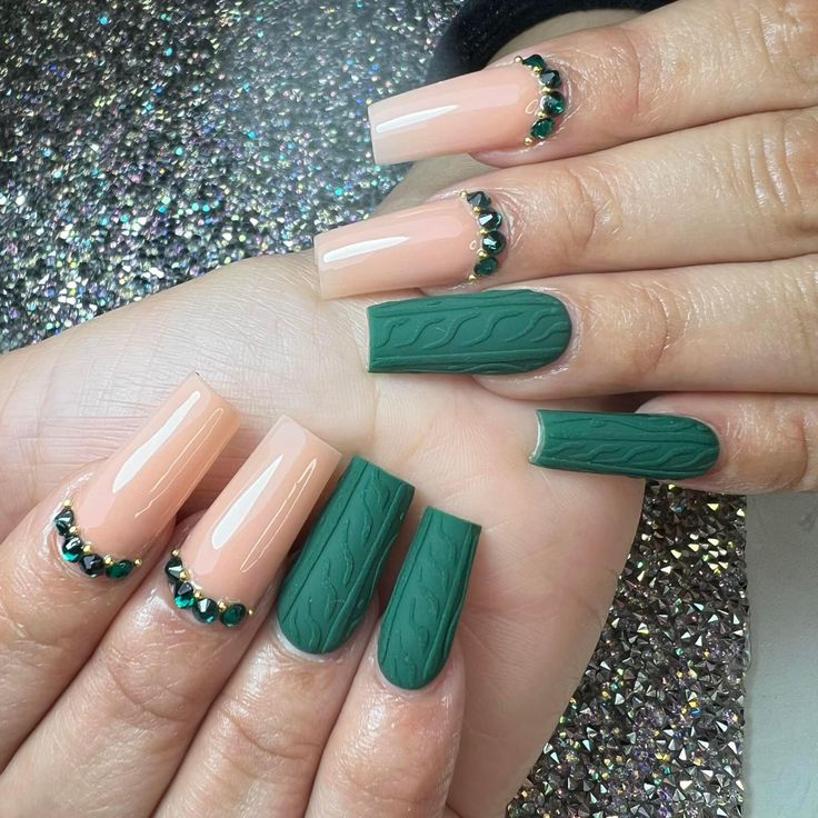 Green Christmas Nails 2023 16 Ideas: Get Festive with These Creative Nail Designs