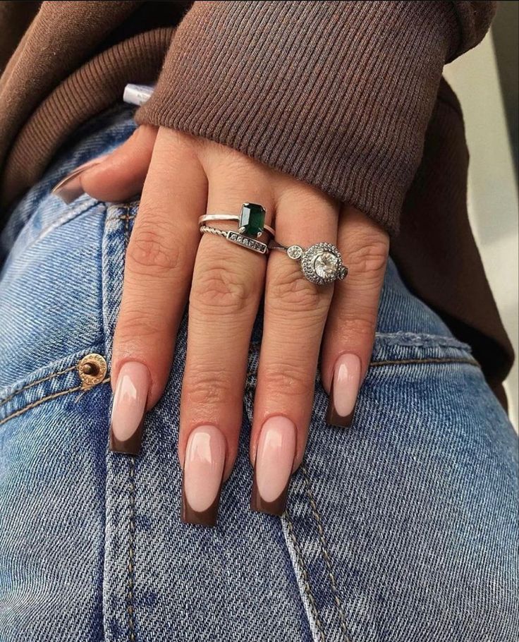 Winter Nails Brown 2023 - 2024 16 Ideas: Embrace the Cozy and Chic