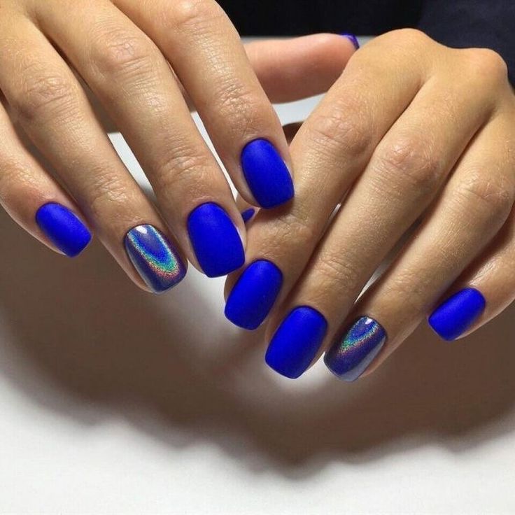 Short New Years Blue Nails 2024 18 Ideas: Trendiest Nail Designs & 2024 Trends