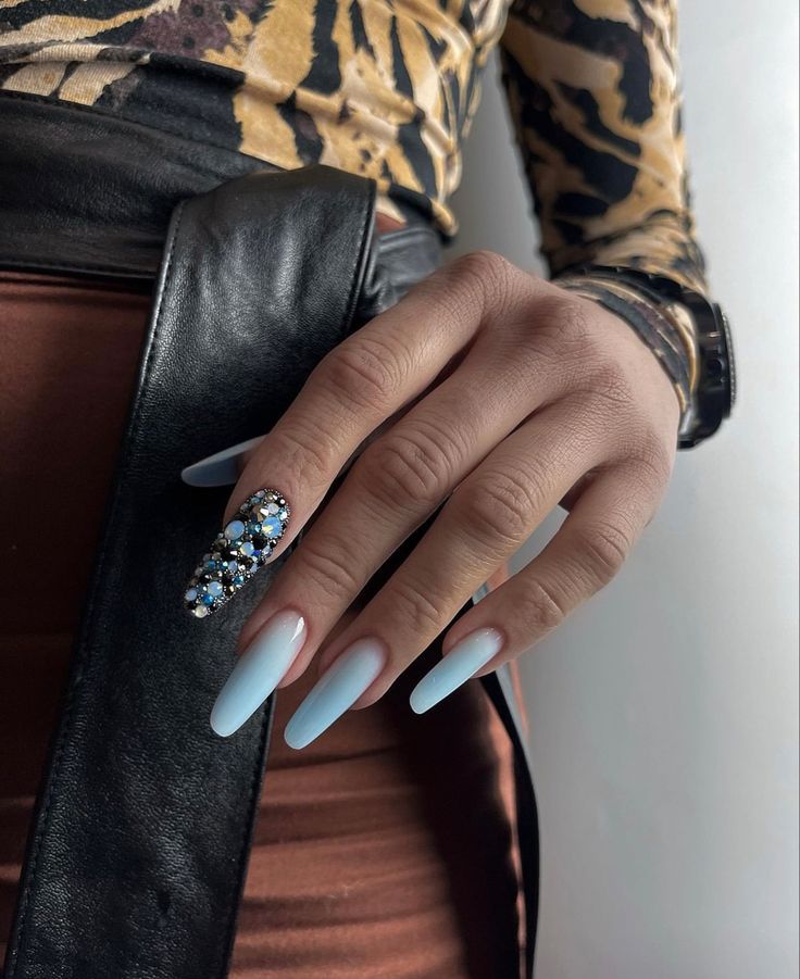 Colorful Gel Nails Winter 2023 - 2024 18 Ideas