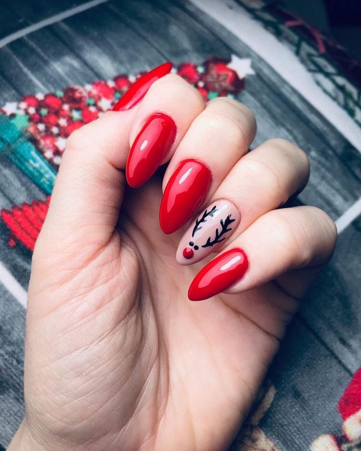 Red Christmas Nails 2023 18 Ideas: Festive and Trendy Nail Designs