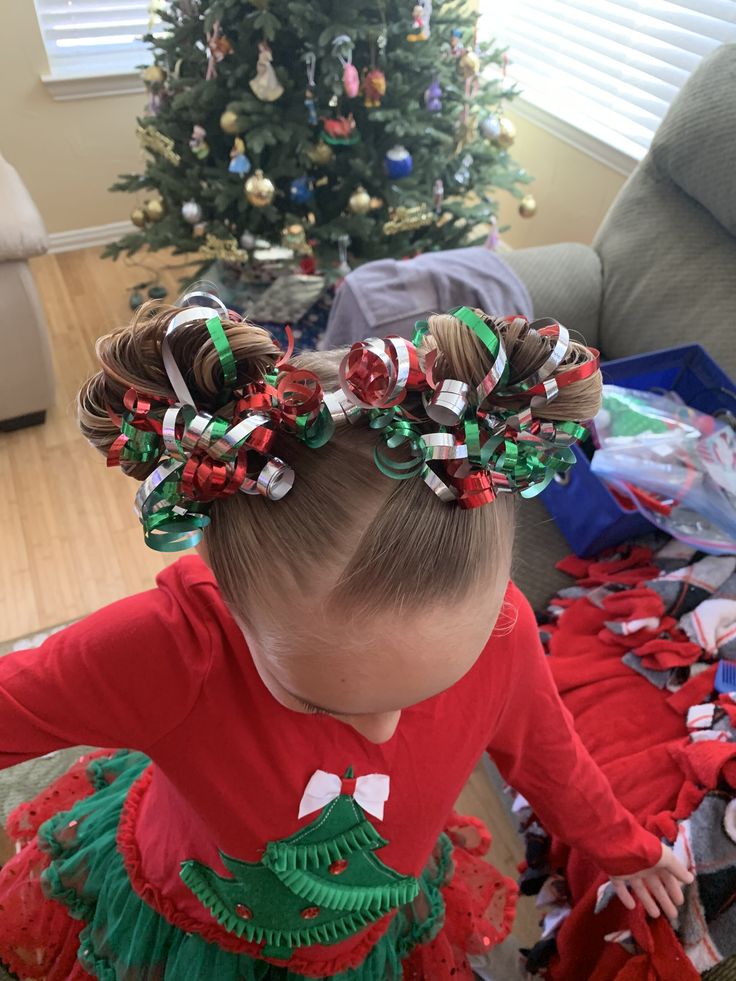 Christmas Hairstyles for Kids 2023 21 Ideas