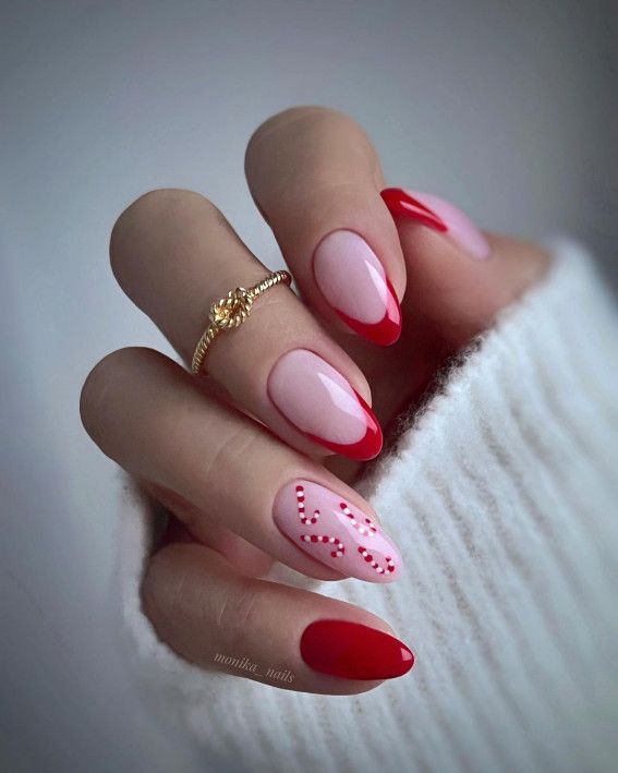 Festive Christmas Nail Trends 2023 20 Ideas: Embrace Trends Red and Trends Green