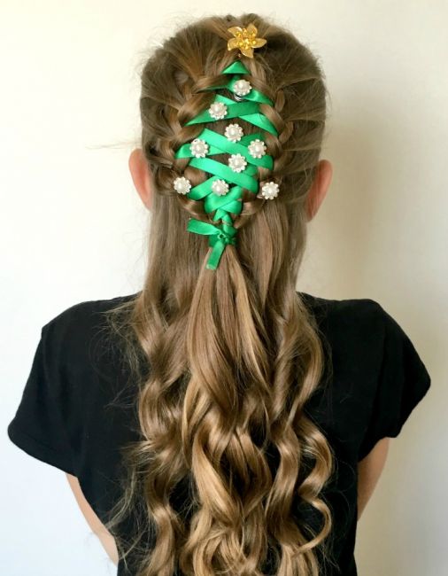 Christmas Hairstyles for Kids 2023 21 Ideas