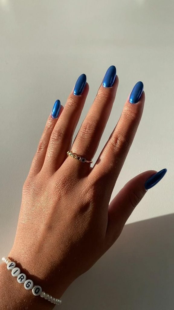 Short New Years Blue Nails 2024 18 Ideas: Trendiest Nail Designs & 2024 Trends