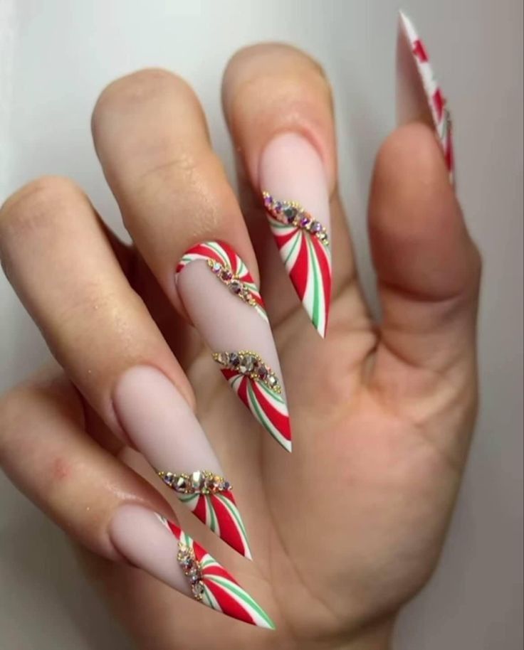 Christmas Nails Acrylic 2023 24 Ideas: From Red to Coffin Long Trends