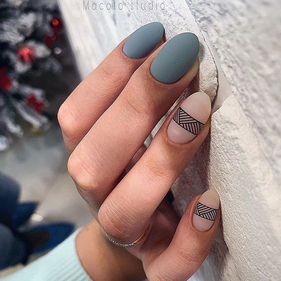 Matte Winter Nails 2023-2024 21 Ideas