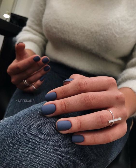 Short Acrylic Nails Winter 2023-2024 16 Ideas: Embrace the Season with Style