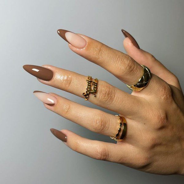 Winter Nails Brown 2023 - 2024 16 Ideas: Embrace the Cozy and Chic