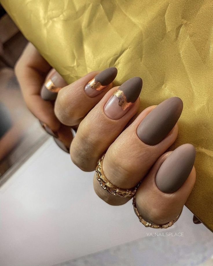 Winter Nails Brown 2023 - 2024 16 Ideas: Embrace the Cozy and Chic