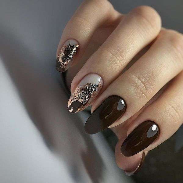 Winter Nails Brown 2023 - 2024 16 Ideas: Embrace the Cozy and Chic